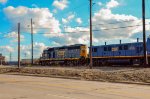 CSX Locomotives in the Yard